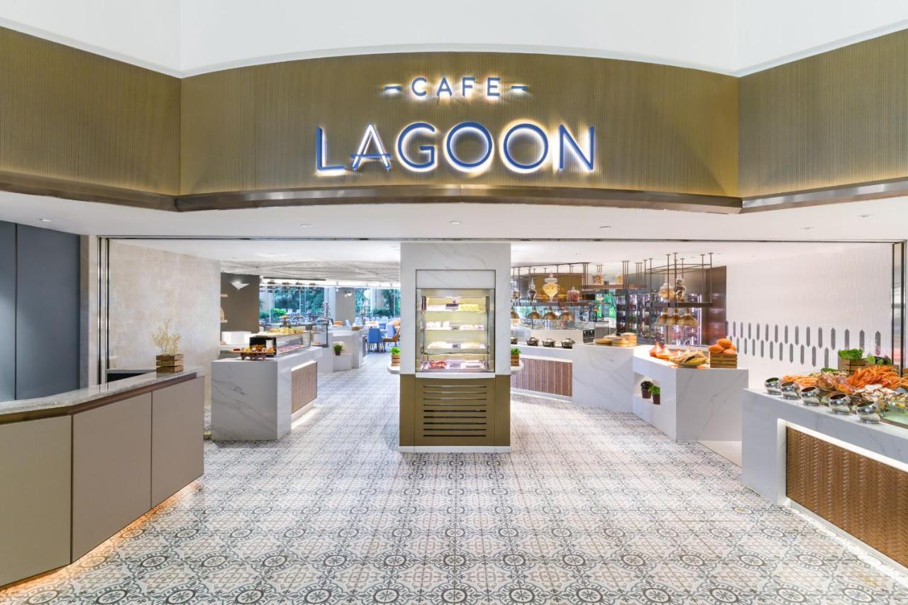 Hong Kong Gold Coast Hotel Exteriér fotografie Café Lagoon